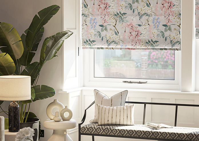 Wisteria, Blush - Roman Blind - Image 5